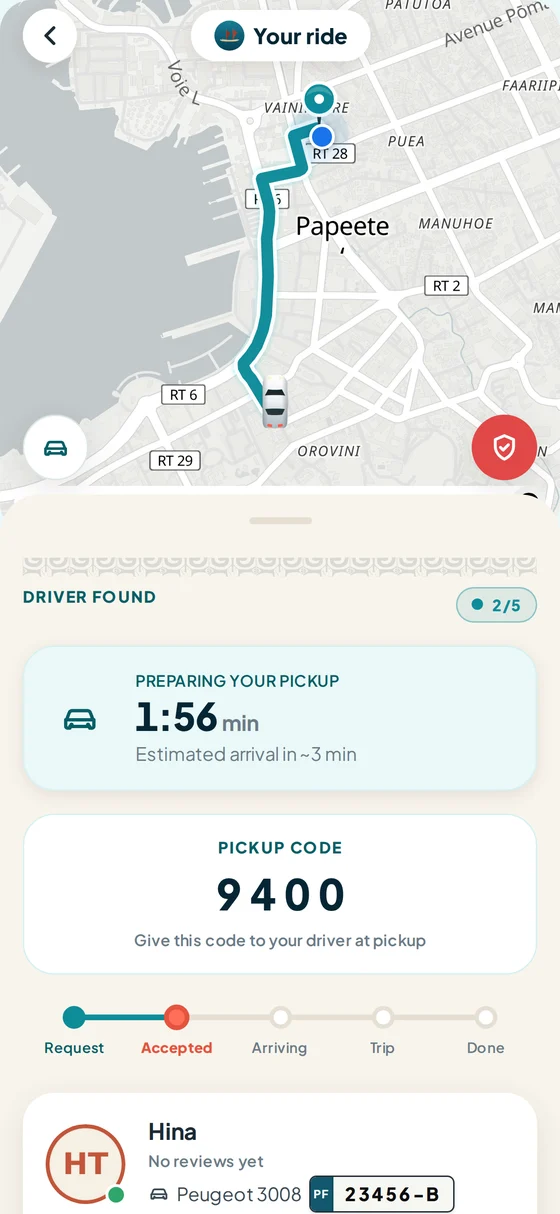 Live tracking